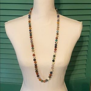 Multi-beaded necklace